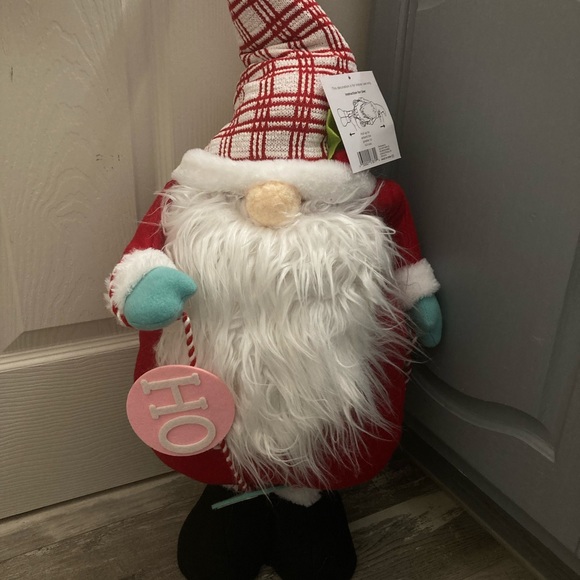 πNWT Christmas 41" Tall Adjustable Height Standing Gnome Santa - Picture 8 of 8